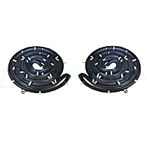 DWP 1310 61 Weatherstrip Seal - Front, Passenger Side, Black, Door, Direct Fit, Set of 2