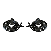 DWP 1410 67 Weatherstrip Seal - Front, Driver and Passenger Side, Black, Door, Direct Fit, Set of 2