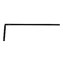 DWR 1110 99 Weatherstrip Seal - Front, Passenger Side, Upper, Black, Door, Direct Fit, Sold Individually