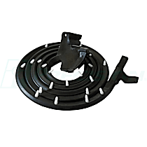 DWR 1410 67 Weatherstrip Seal - Front, Passenger Side, Black, Door, Direct Fit, Sold individually