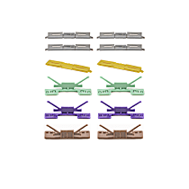 PCK-4534-17 Windshield Molding Clip