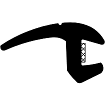 PRP2175TL SI Precision Parts Replacement Weatherstrip Seal - Glass Weatherstrip, Universal, Sold Individually