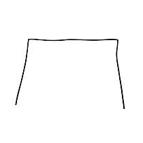 WFS F2299 RC Windshield Molding
