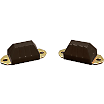 1-1301-BL Front or Rear Bump Stop - Black, Polyurethane, Direct Fit, Set of 2