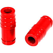 1-1302 Front Bump Stop - Red, Polyurethane, Direct Fit, Set of 2