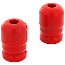 1-1303 Front Bump Stop - Red, Polyurethane, Direct Fit, Set of 2