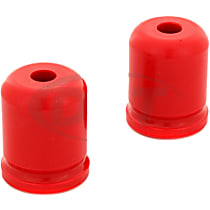1-1304 Rear Bump Stop - Red, Polyurethane, Direct Fit, Set of 2