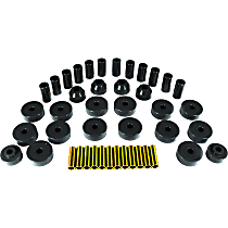 1-2001-BL Master Bushing Kit - Black, Polyurethane, Direct Fit, Kit