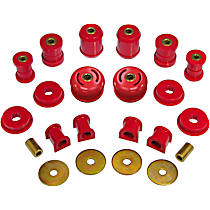 Master Bushing Kit - Red, Polyurethane, Direct Fit, Kit