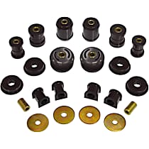 Master Bushing Kit - Black, Polyurethane, Direct Fit, Kit