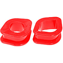 14-704 Steering Rack Bushing - Red, Polyurethane, Direct Fit, Set of 3