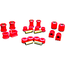 18-2008 Master Bushing Kit - Red, Polyurethane, Direct Fit, Kit