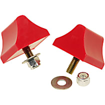 19-1303 Bump Stop - Red, Polyurethane, Universal, Set of 2