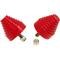 19-1318 Bump Stop - Red, Polyurethane, Universal, Set of 2