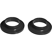 Coil Spring Insulator - Black, Polyurethane, Universal, Set of 2