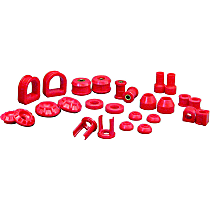 22-2009 Master Bushing Kit - Red, Polyurethane, Direct Fit, Kit
