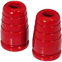 4-1301 Bump Stop - Red, Polyurethane, Direct Fit, Set of 2