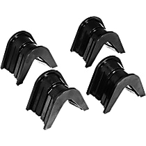 6-1203-BL Radius Arm Bushing - Black, Polyurethane, Direct Fit, Set of 4