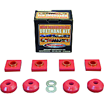 6-1601 Transfer Case Mount - Red, Polyurethane, Direct Fit