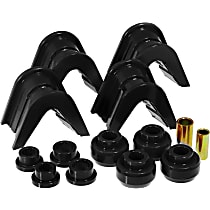 6-1902-BL Subframe Bushing - Black, Polyurethane, Direct Fit, Set of 12