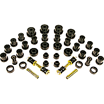 6-2004-BL Master Bushing Kit - Black, Polyurethane, Direct Fit, Kit