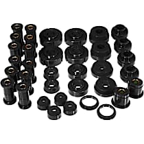 6-2020-BL Master Bushing Kit - Black, Polyurethane, Direct Fit, Kit