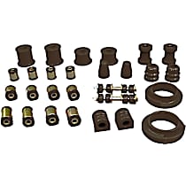 6-2026-BL Master Bushing Kit - Black, Polyurethane, Direct Fit, Kit