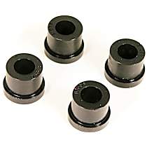 Steering Rack Bushing - Black, Polyurethane, Direct Fit, Set of 4