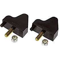 7-1302-BL Front Bump Stop - Black, Polyurethane, Direct Fit, Set of 2