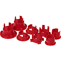 7-146 Subframe Bushing - Red, Polyurethane, Direct Fit, Set of 8