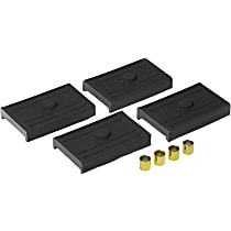 7-1708-BL Leaf Spring Insulator - Black, Polyurethane, Direct Fit