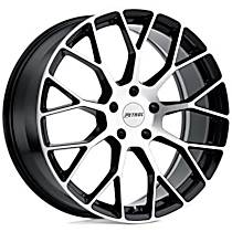 1670P2B405114F72 Aluminum Black Wheel, 16 in. X 7 in., 5 x 4.5 in. Bolt Pattern