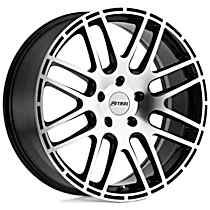 Aluminum Black Wheel, 17 in. x 7.5 in., 4 x 4.5 in. Bolt Pattern - 