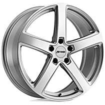 1780P2A405110S72 Aluminum Silver Wheel, 17 in. X 8 in., 5 x 4.5 in. Bolt Pattern