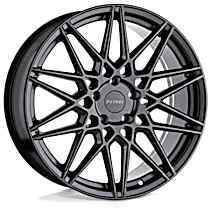 1780P3C405110B72 Aluminum Black Wheel, 17 in. X 8 in., 5 x 4.5 in. Bolt Pattern