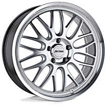 1780P4C405110S72 Aluminum Silver Wheel, 17 in. X 8 in., 5 x 4.5 in. Bolt Pattern
