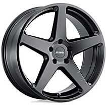 1880P2C355120B76 Aluminum Black Wheel, 18 in. X 8 in., 5 x 4.5 in. Bolt Pattern