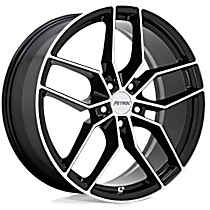 Aluminum Black Wheel, 18 in. x 8 in., 5 x 4.5 in. Bolt Pattern - 