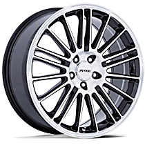 PE001BD17804540 Aluminum Black Wheel, 17 in. X 8 in., 5 x 4.25 in. Bolt Pattern
