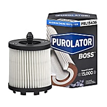 PurolatorBOSS Oil Filter - Cartridge, Direct Fit, Sold Individually