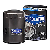 PBL30001 PurolatorBOSS Oil Filter - Spin-on, Direct Fit, Sold Individually