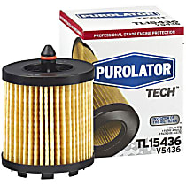 Oil Filter, Cartridge, FI, Synthetic Oil Application. Premium filter recommended, 4 Cyl 2.2L - 