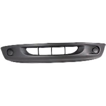 Front, Lower Bumper Cover, Textured, 2-Piece Type, Without Fog Light Holes, CAPA CERTIFIED