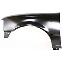 Front, Driver Side Fender, Without Wheel Opening Molding Holes, CAPA CERTIFIED
