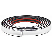 10086 Rear, Upper Bumper Trim, Chrome, 27.5 In X 4 in. size