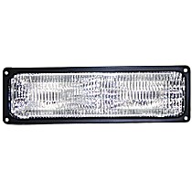 Front, Passenger Side Turn Signal Light, Without bulb(s), For Models With Composite Headlights, Type 2, CAPA Certified