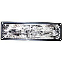 Front, Driver Side Turn Signal Light, Without bulb(s), For Models With Composite Headlights, Type 2, CAPA Certified