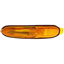 Front, Driver Side Turn Signal Light, Without bulb(s)