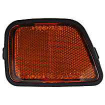 Front, Passenger Side Bumper Reflector,, CAPA Certified