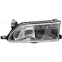 Driver Side Headlight, with Bulb, Halogen, Clear Lens, CAPA Certified